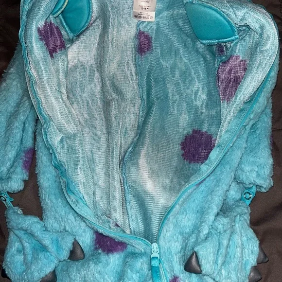 Disney Monsters Inc‎ Sully Toddler Costume 12-18M Spirit Halloween - Picture 5 of 6